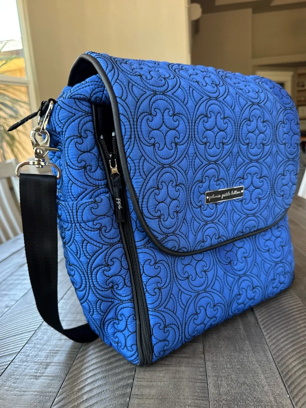Petunia Pickle Bottom Westminster Quilted Crossbody Bag Shoulder Bag Diaper Bag